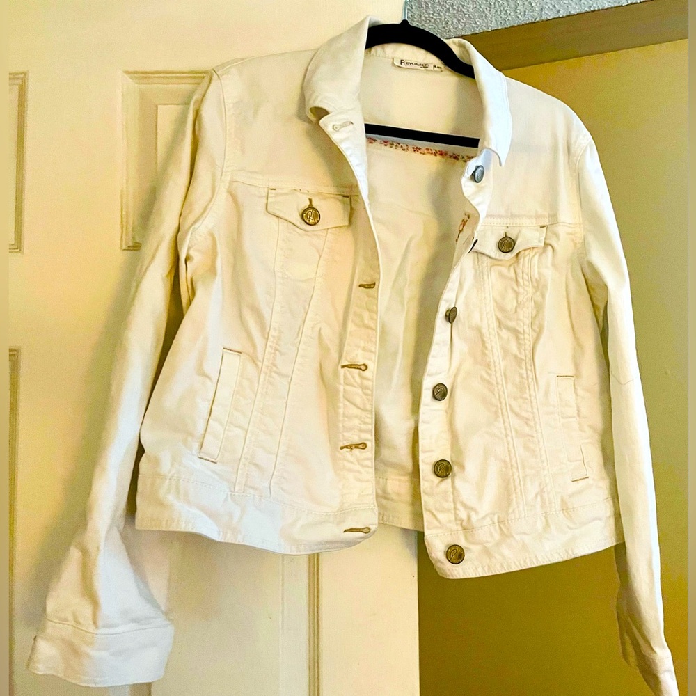 Rick’s ‘Revolution’ White Denim Jacket XL